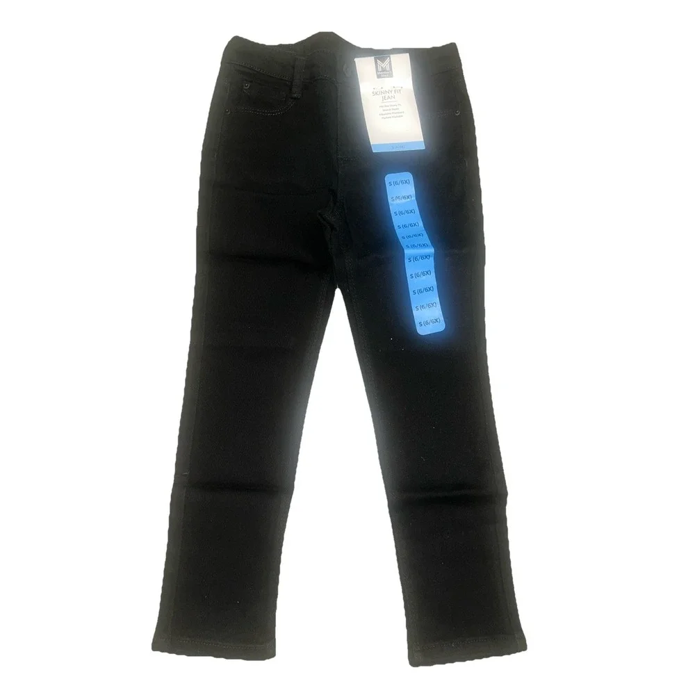 NWT girls black‎ MEMBERS MARK Skinny Fit Jeans Size L 10/12